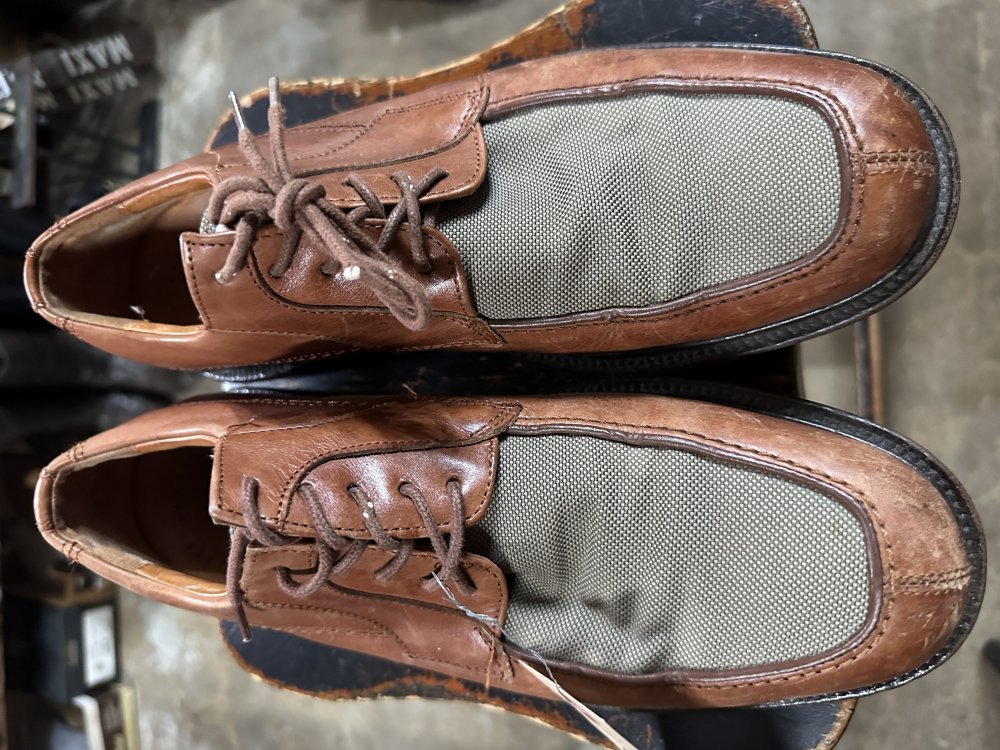 109576 「Johnston & Murphy」Uチップ・Vチップ ビジネスシューズ  レザーシューズ SIZE 8 1/2