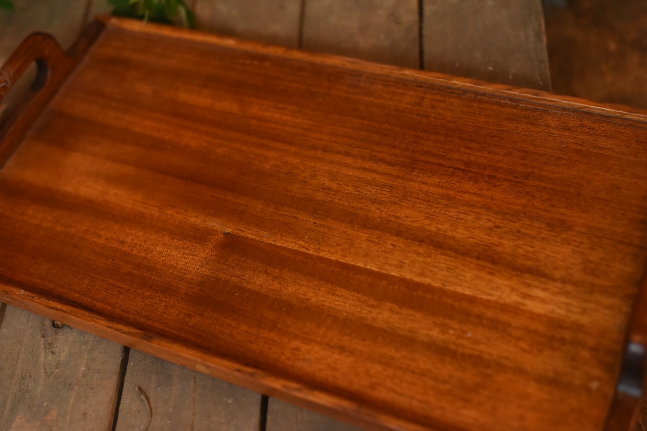 2756  ヴィンテージ　ウッド　トレイ トレー　英国