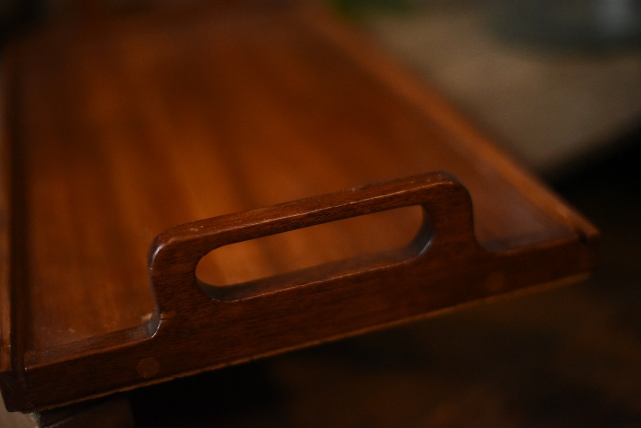 2756  ヴィンテージ　ウッド　トレイ トレー　英国