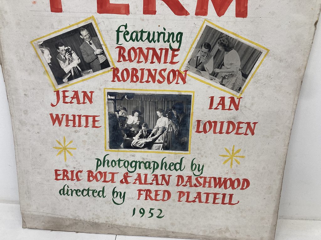 108490  「HOME PERM 1952」ガレージ 看板 ショップサイン 店舗什器