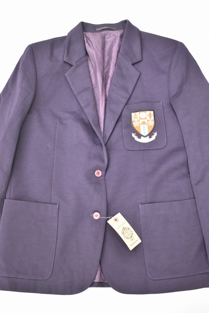 109234  [TA]ヴィンテージ 「Distinctive」スクールジャケット MADE IN ENGLAND 紫