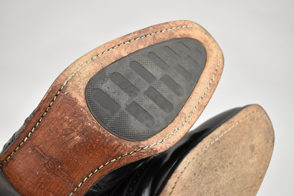 109814 「FLORSHEIM」レザーシューズ  内羽根 SIZE 9