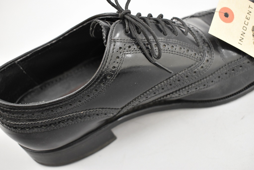 109814 「FLORSHEIM」レザーシューズ  内羽根 SIZE 9