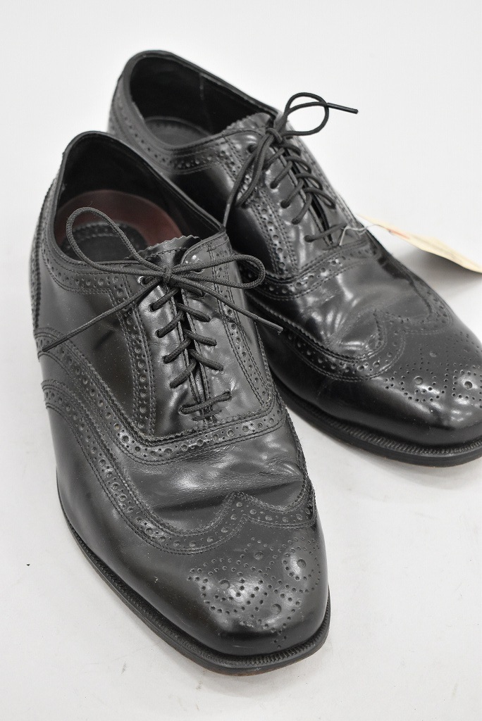 109814 「FLORSHEIM」レザーシューズ  内羽根 SIZE 9