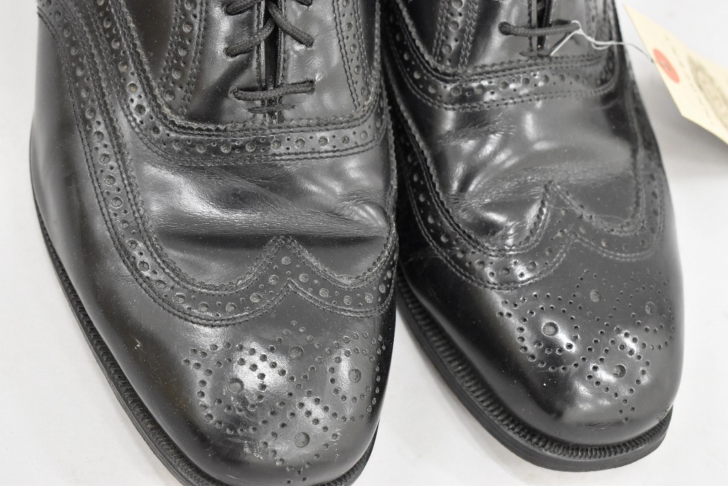 109814 「FLORSHEIM」レザーシューズ  内羽根 SIZE 9