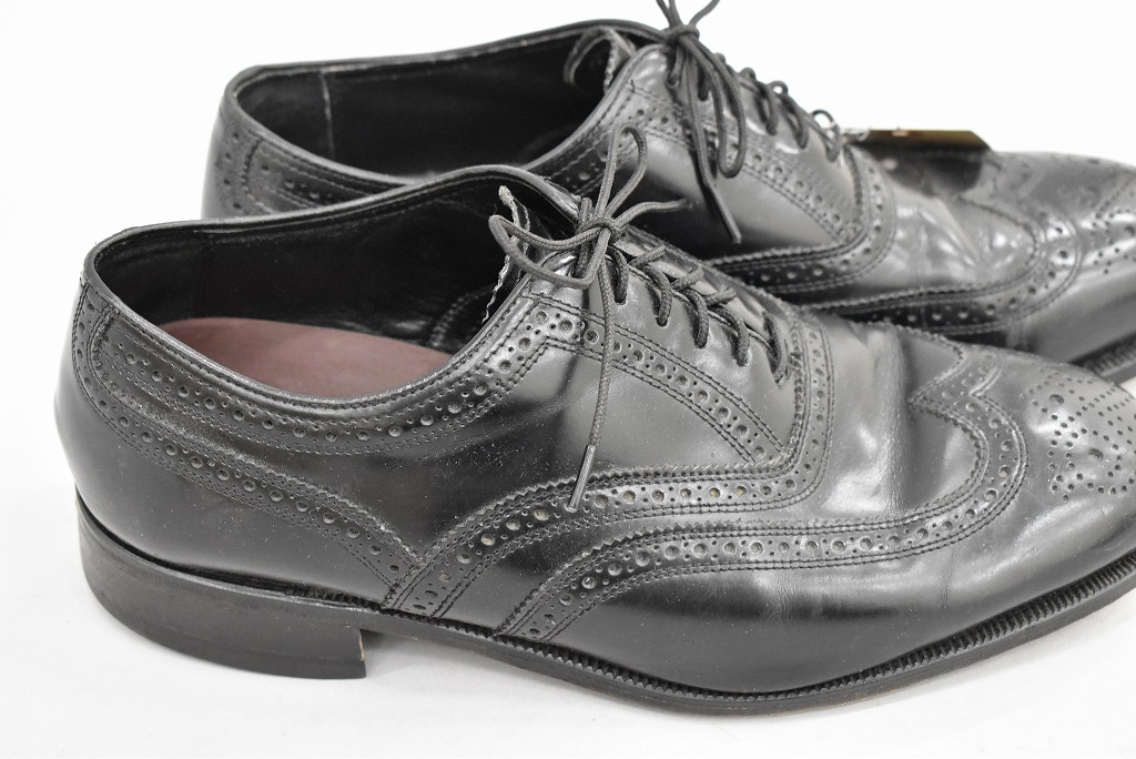 109814 「FLORSHEIM」レザーシューズ  内羽根 SIZE 9