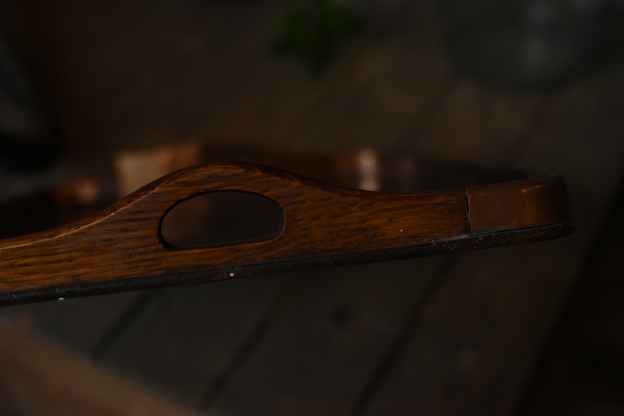 2758  ヴィンテージ　ウッドトレイ　英国