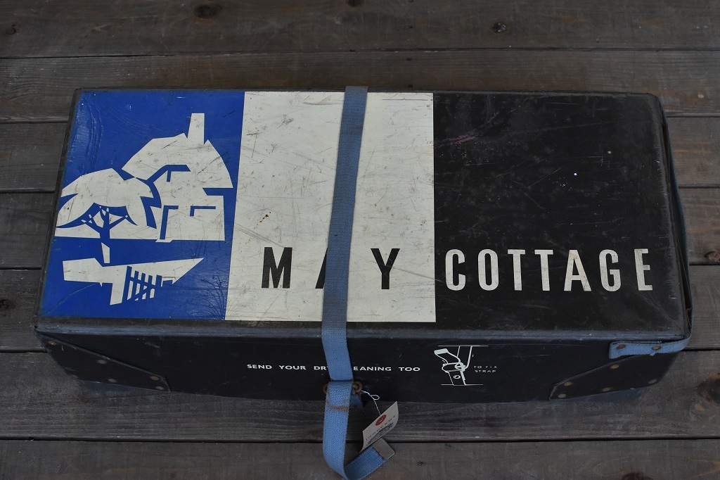 106670 ヴィンテージ　ランドリーボックス　英国　VINTAGE LAUNDRY BOX