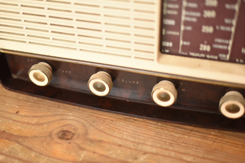 103698 UKヴィンテージ　「FERGUSON Co., LTD.」 ラジオ　MADE IN ENGLAND 英国　