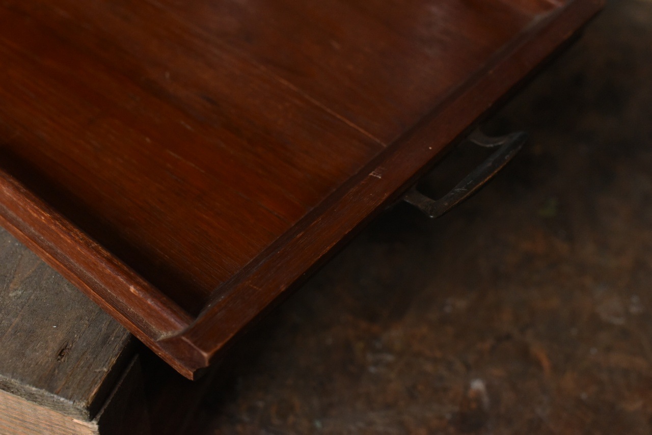 2754  ヴィンテージ　ウッド　トレイ　トレー　英国