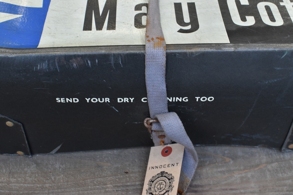 106672 ヴィンテージ　ランドリーボックス　英国　VINTAGE LAUNDRY BOX