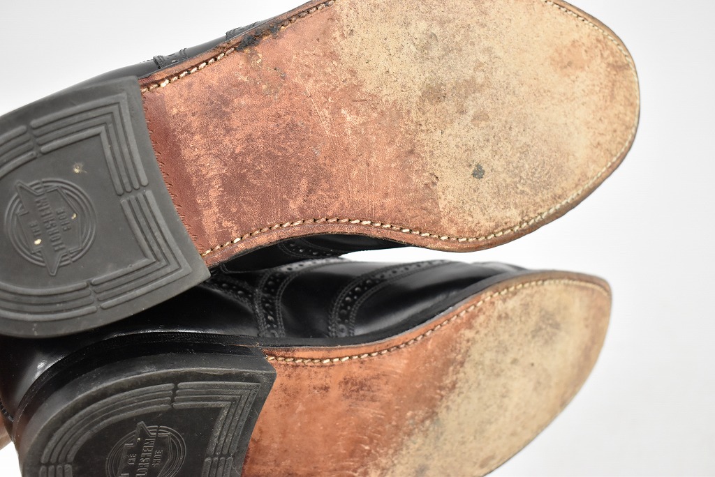 109811 「FLORSHEIM」レザーシューズ  内羽根 WING TIP SIZE 9