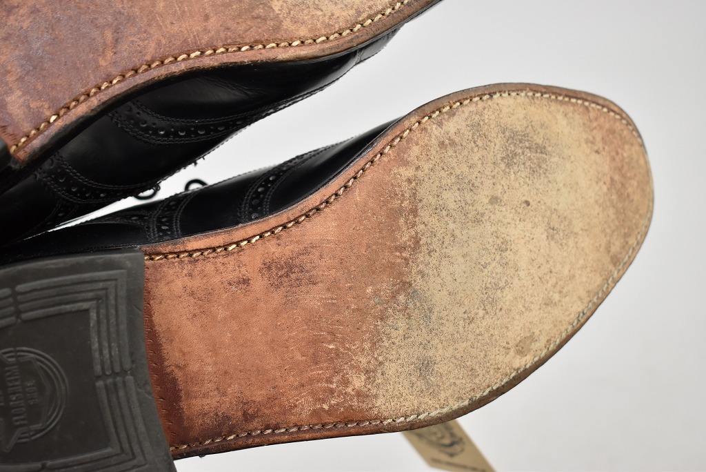 109811 「FLORSHEIM」レザーシューズ  内羽根 WING TIP SIZE 9