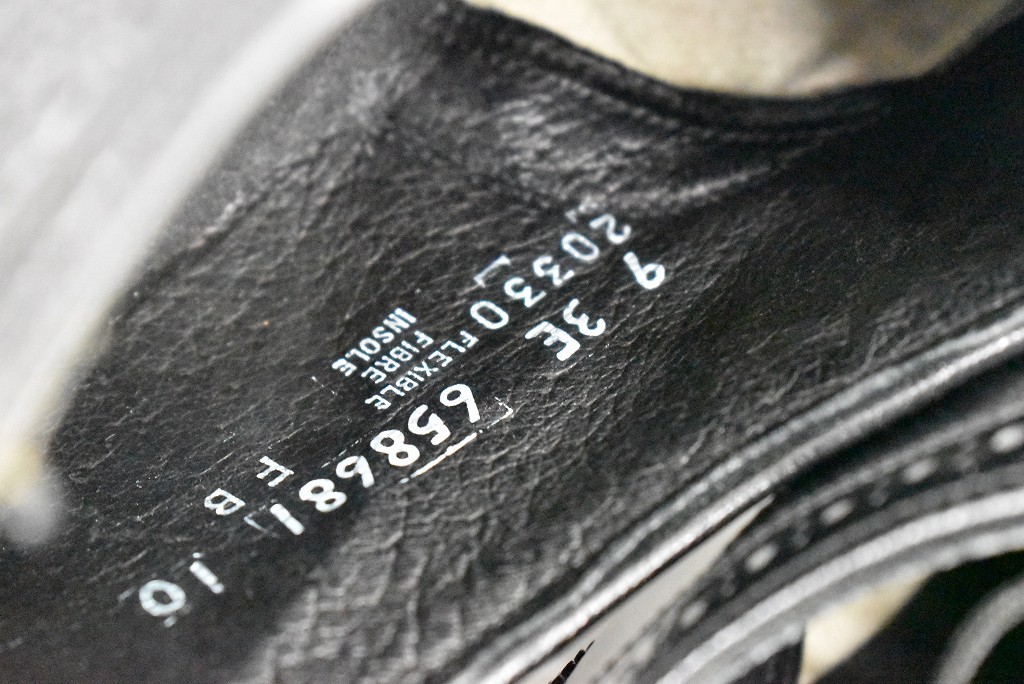 109811 「FLORSHEIM」レザーシューズ  内羽根 WING TIP SIZE 9