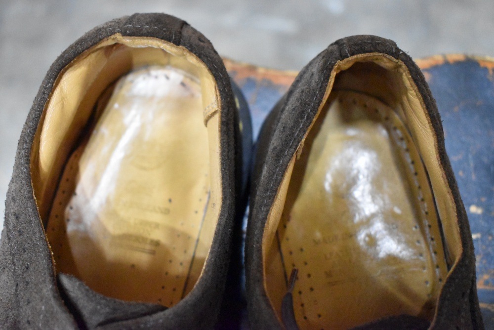 109077 ヴィンテージ シューズ「 ドクターマーチン」　Dr. Martens 3ホール スウェード MADE IN ENGLAND 