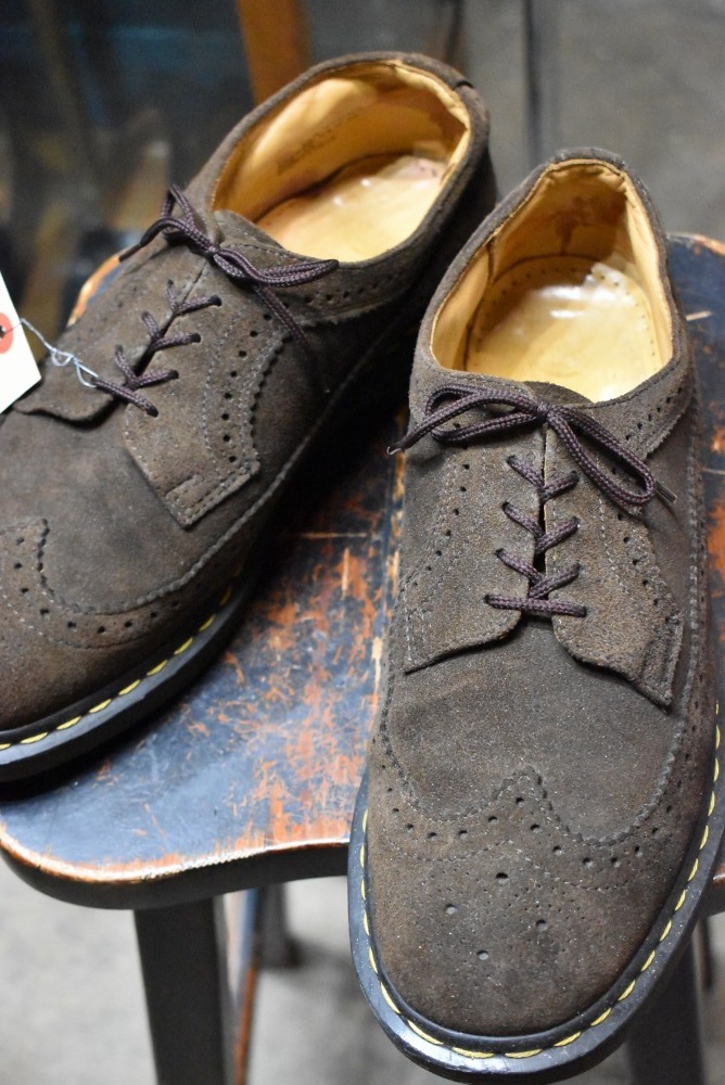 109077 ヴィンテージ シューズ「 ドクターマーチン」　Dr. Martens 3ホール スウェード MADE IN ENGLAND 