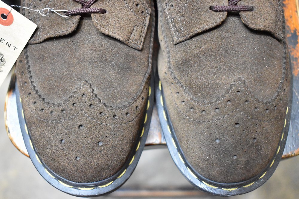 109077 ヴィンテージ シューズ「 ドクターマーチン」　Dr. Martens 3ホール スウェード MADE IN ENGLAND 