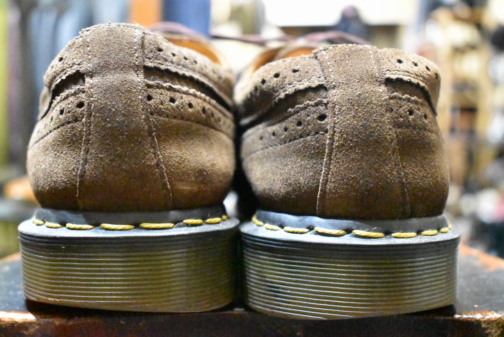 109077 ヴィンテージ シューズ「 ドクターマーチン」　Dr. Martens 3ホール スウェード MADE IN ENGLAND 