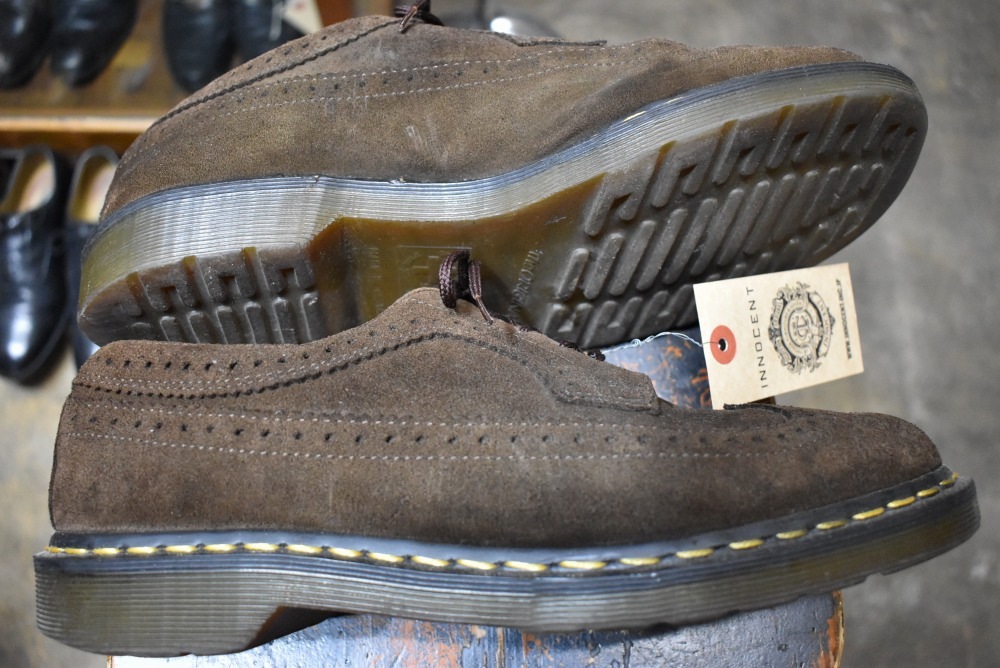 109077 ヴィンテージ シューズ「 ドクターマーチン」　Dr. Martens 3ホール スウェード MADE IN ENGLAND 
