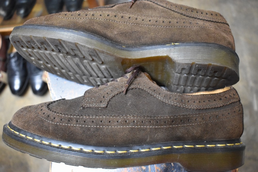 109077 ヴィンテージ シューズ「 ドクターマーチン」　Dr. Martens 3ホール スウェード MADE IN ENGLAND 