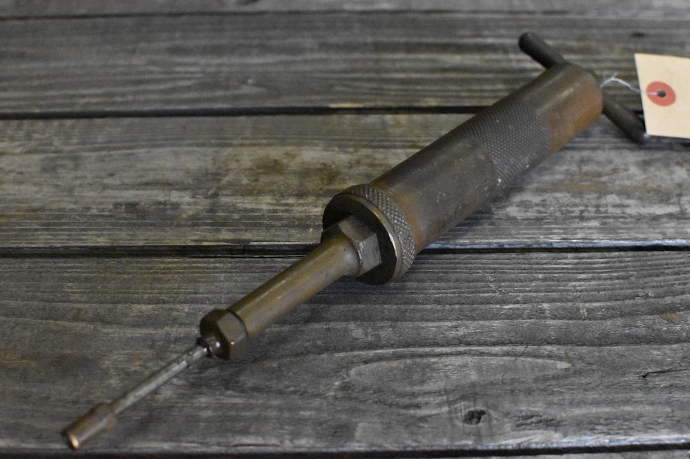 107029 UK ENOTS AUTORAM BRASS GREASE GUN　ツール　真鍮　英国 MADE IN ENGLAND