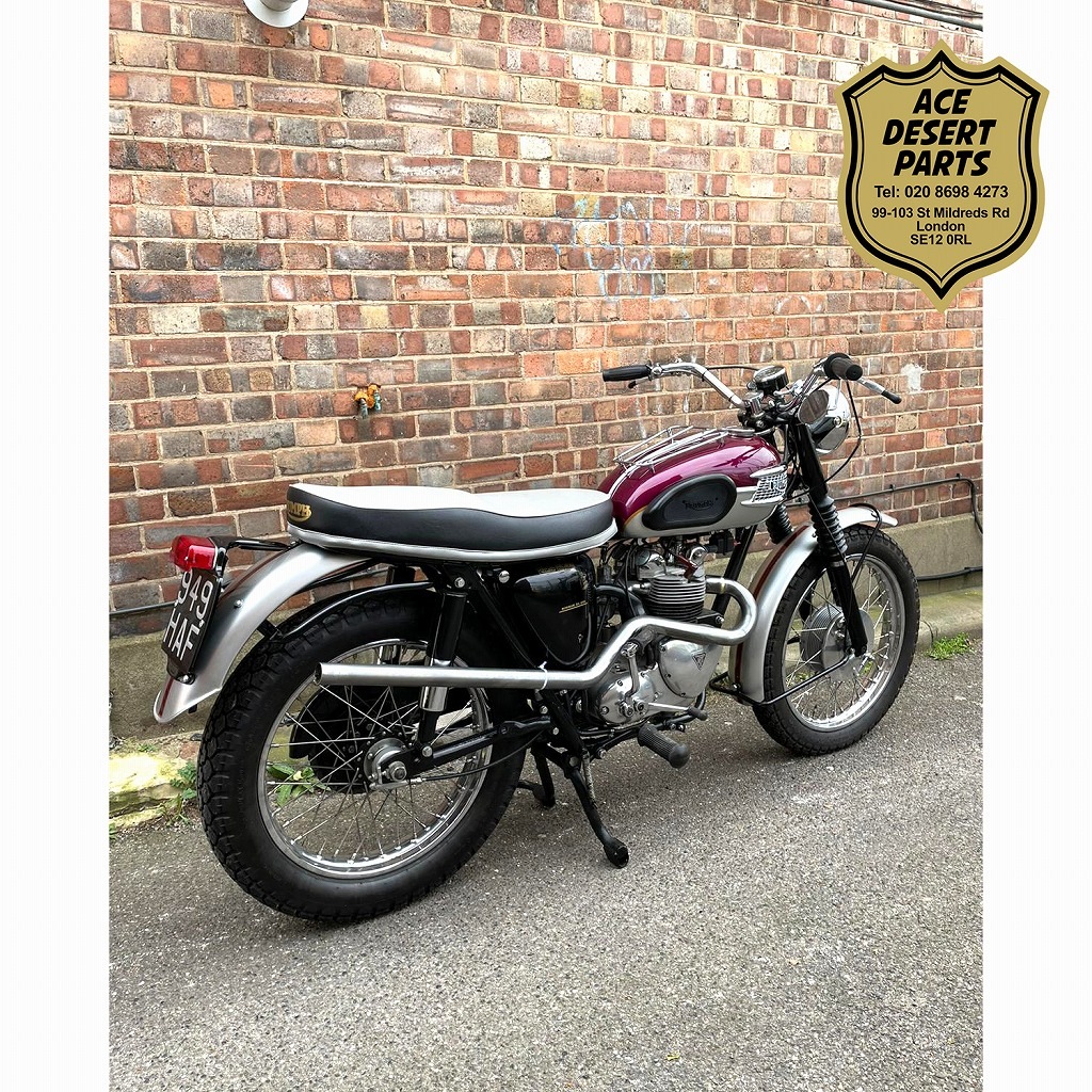 107629  Triumph 「Bud Ekins Style Pipes “141”」　スタイルパイプ 