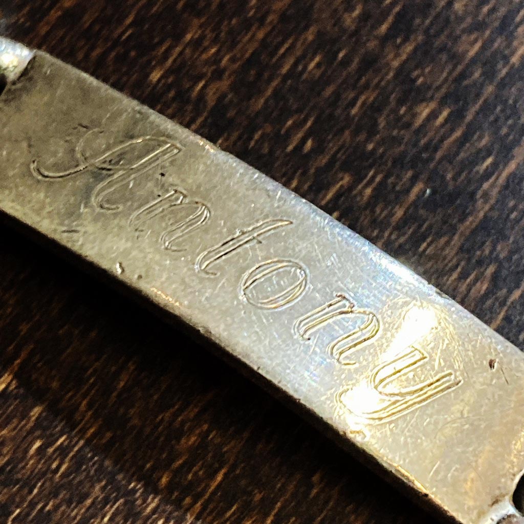 108134　シルバー　「ANTONY」 ブレスレット　STERLING SILVER 925 MADEin ENGLAND ジュエリー