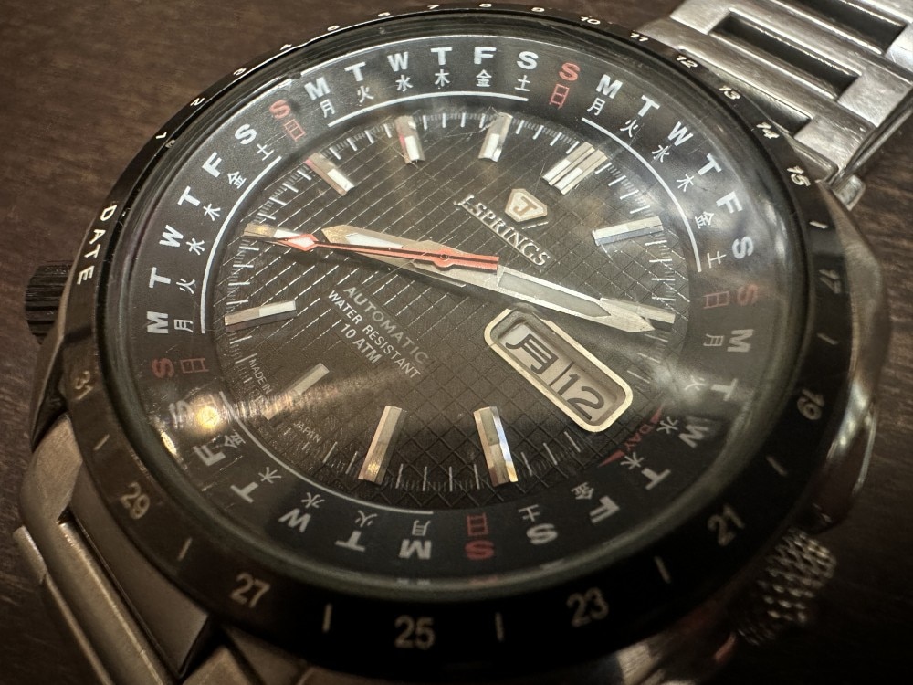 108396 腕時計 SEIKO J.SPRINGS Y676 D040 セイコージェイスプリングス マンスリーカレンダー 自動巻き