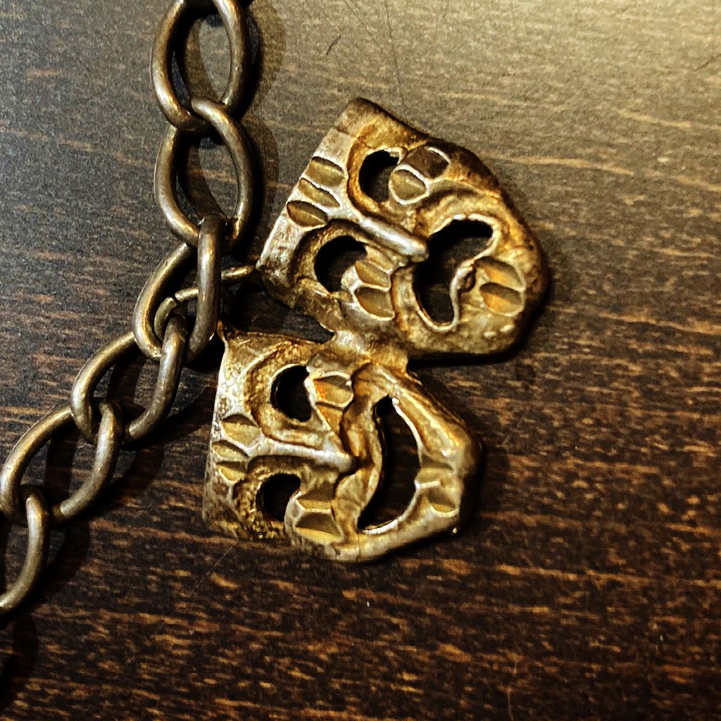 108136 「TWO FACE」 1950's スターリング シルバー925 ブレスレット　STERLING SILVER 925 MADEin USA ジュエリー