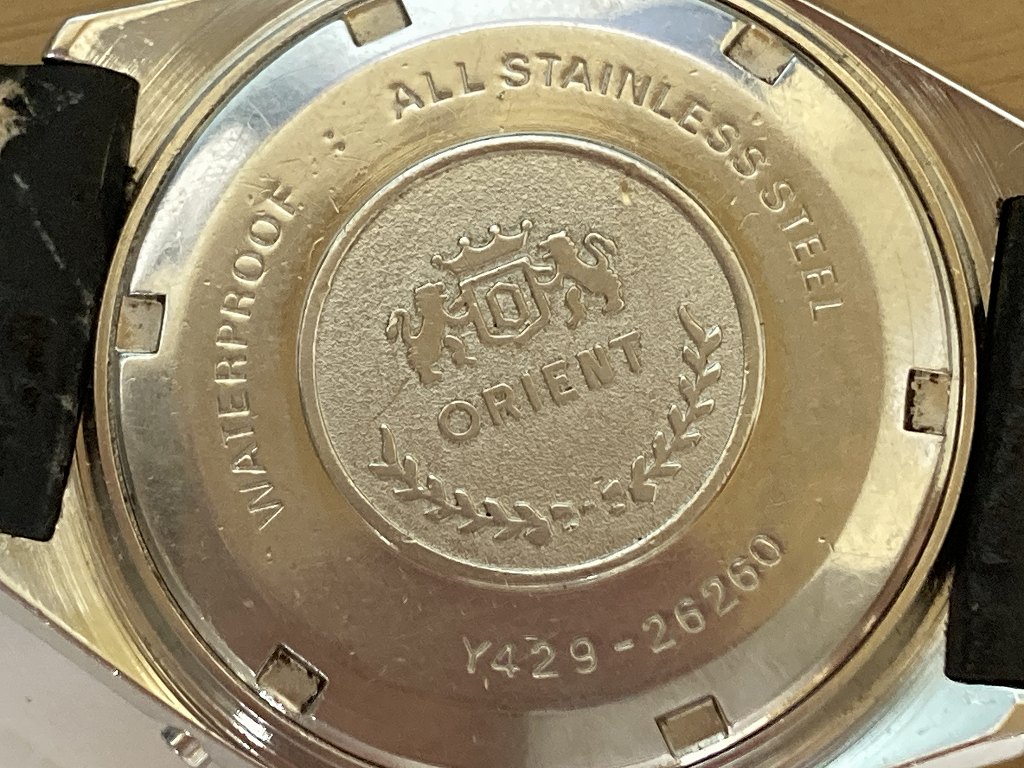 108957 腕時計  「ORIENT Chrono Ace Mexican」オリエント クロノエース メキシカン シェル文字盤 手巻き