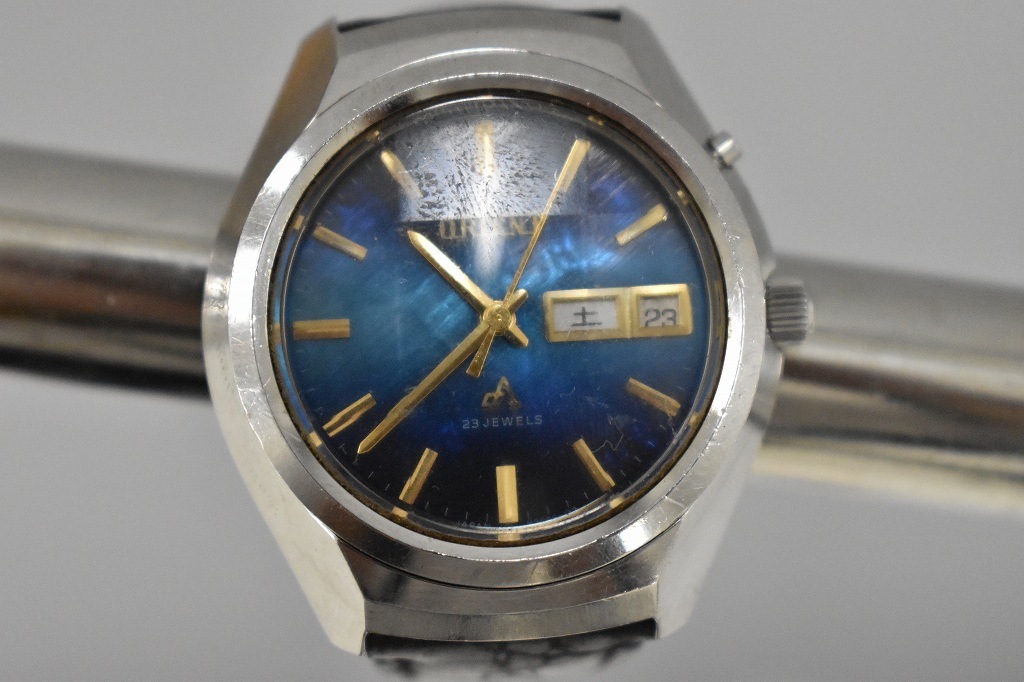108957 腕時計  「ORIENT Chrono Ace Mexican」オリエント クロノエース メキシカン シェル文字盤 手巻き