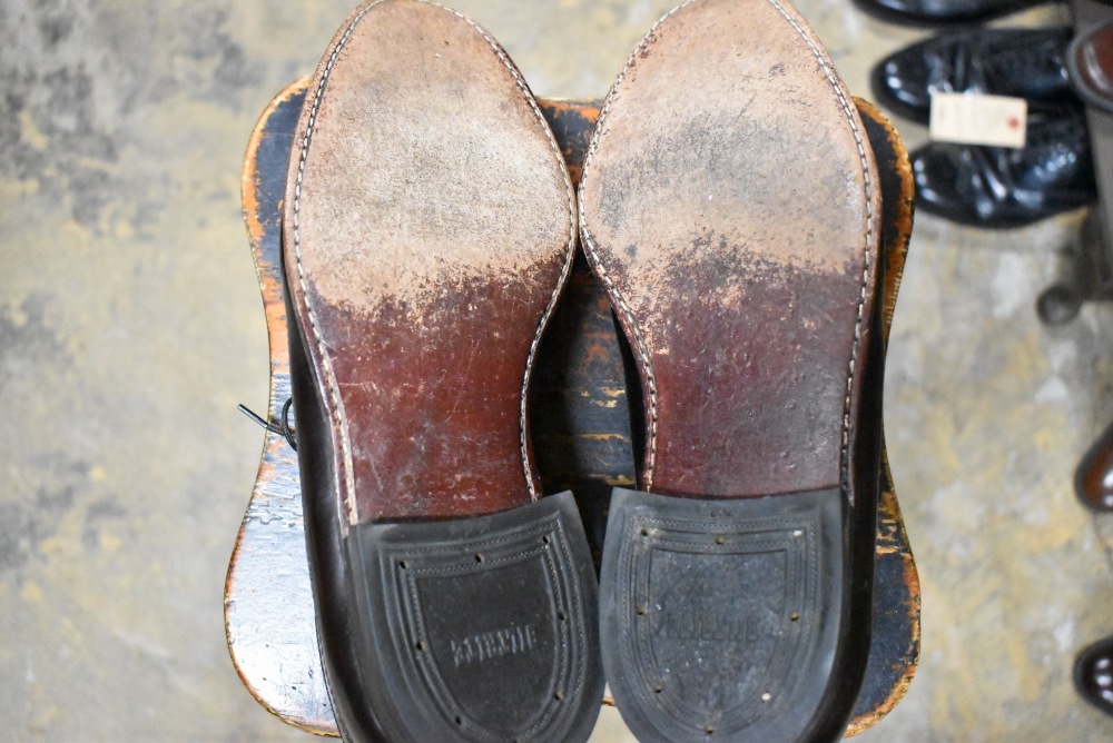 109575「SRITION BOOT SHOP」ウィングチップ シューズ 外羽根 SIZE 10 1/2 made in canada