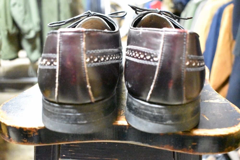 109575「SRITION BOOT SHOP」ウィングチップ シューズ 外羽根 SIZE 10 1/2 made in canada