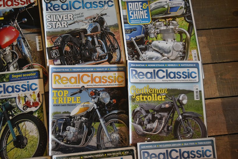 B0884 「Real Classic」 リアルクラシック　12冊セット　ヴィンテージ　モーターサイクル誌　古本　雑誌