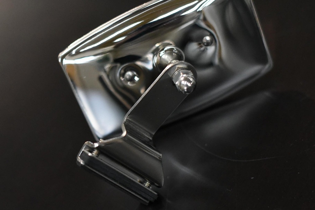 106588 「No.947」　英国 ENGLAND Clamp On Mirror クランプミラー　レクタングル　クラシックカー　旧車　ミラー