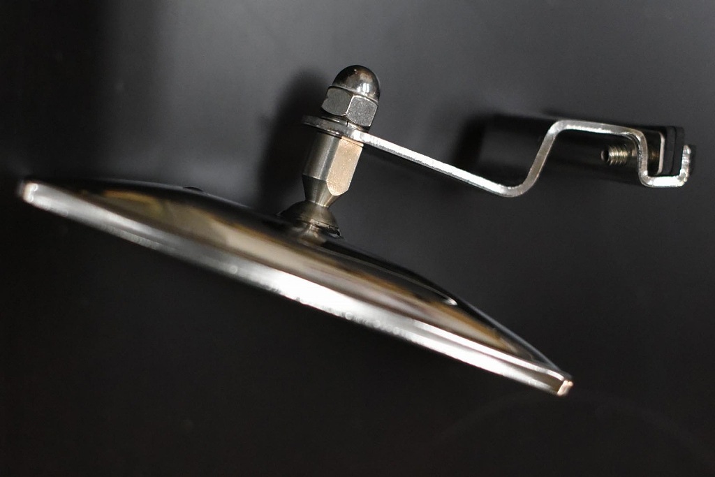 106588 「No.947」　英国 ENGLAND Clamp On Mirror クランプミラー　レクタングル　クラシックカー　旧車　ミラー