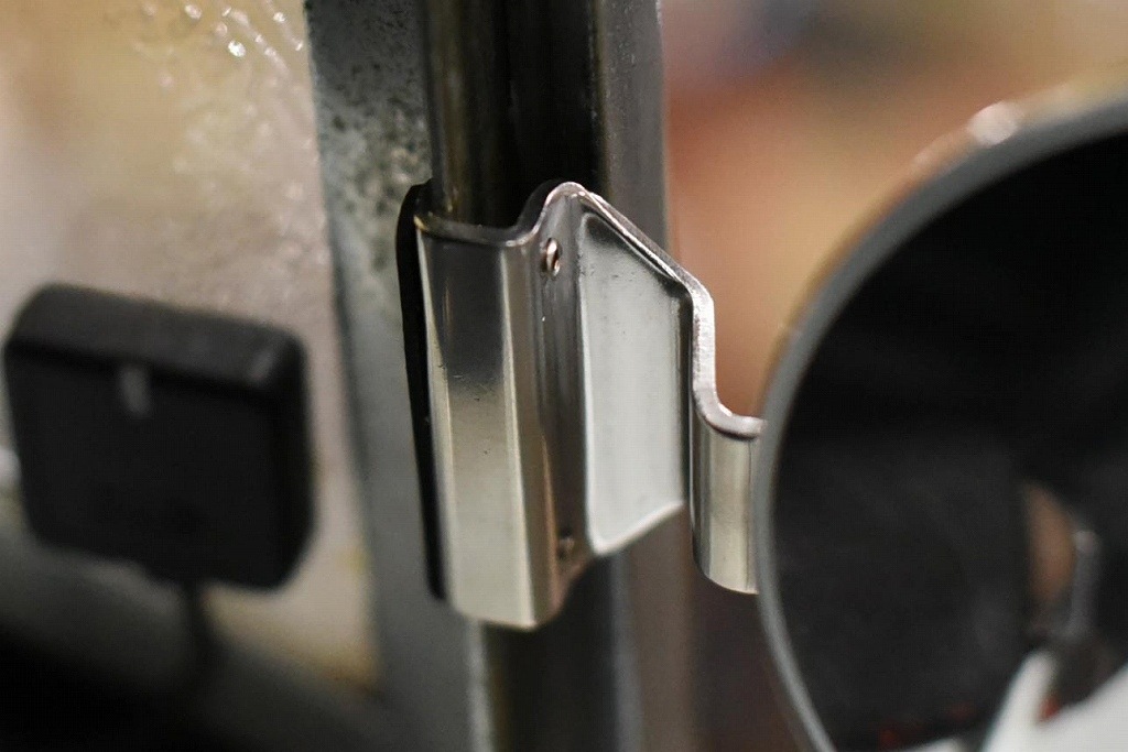 106588 「No.947」　英国 ENGLAND Clamp On Mirror クランプミラー　レクタングル　クラシックカー　旧車　ミラー