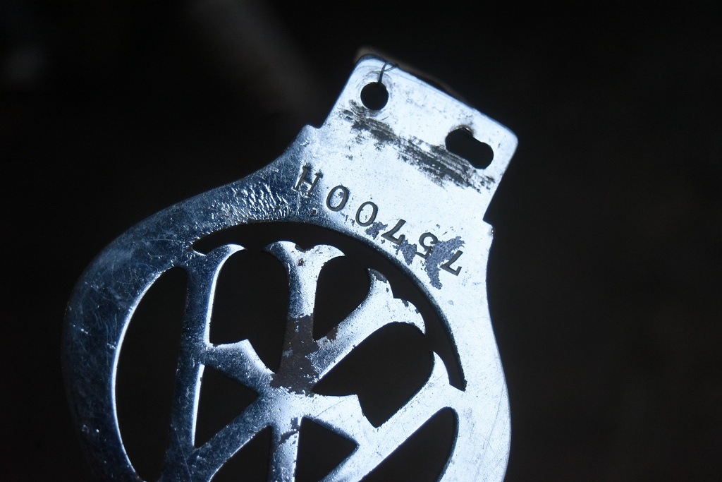 103350 UK ヴィンテージ　50年代　クロームメッキ　AA Automobile Association カーバッチ　