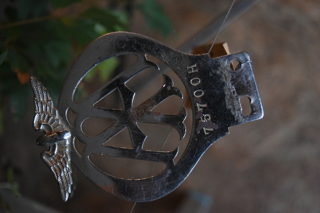 103350 UK ヴィンテージ　50年代　クロームメッキ　AA Automobile Association カーバッチ　