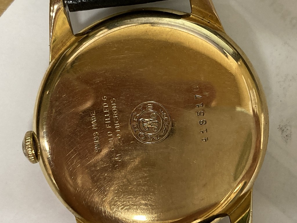 108958 腕時計 「MOERIS 17JEWELS」GOLD FILLED G 20 MICRON モーリス