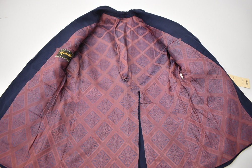 109240  [TA]ヴィンテージ 「Michaels」スクールジャケット MADE IN ENGLAND ネイビー