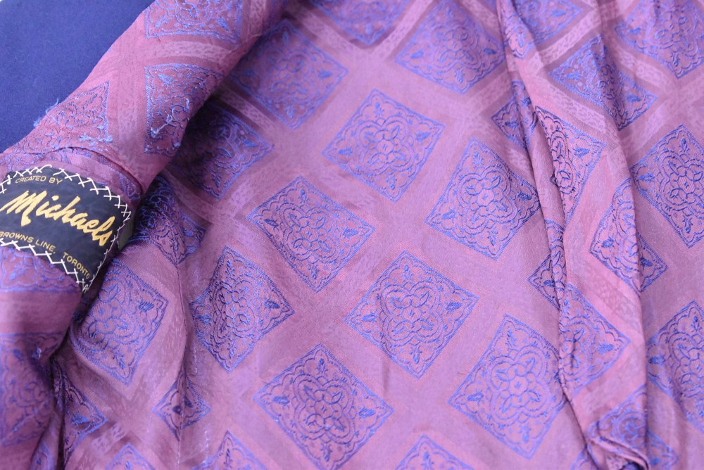 109240  [TA]ヴィンテージ 「Michaels」スクールジャケット MADE IN ENGLAND ネイビー