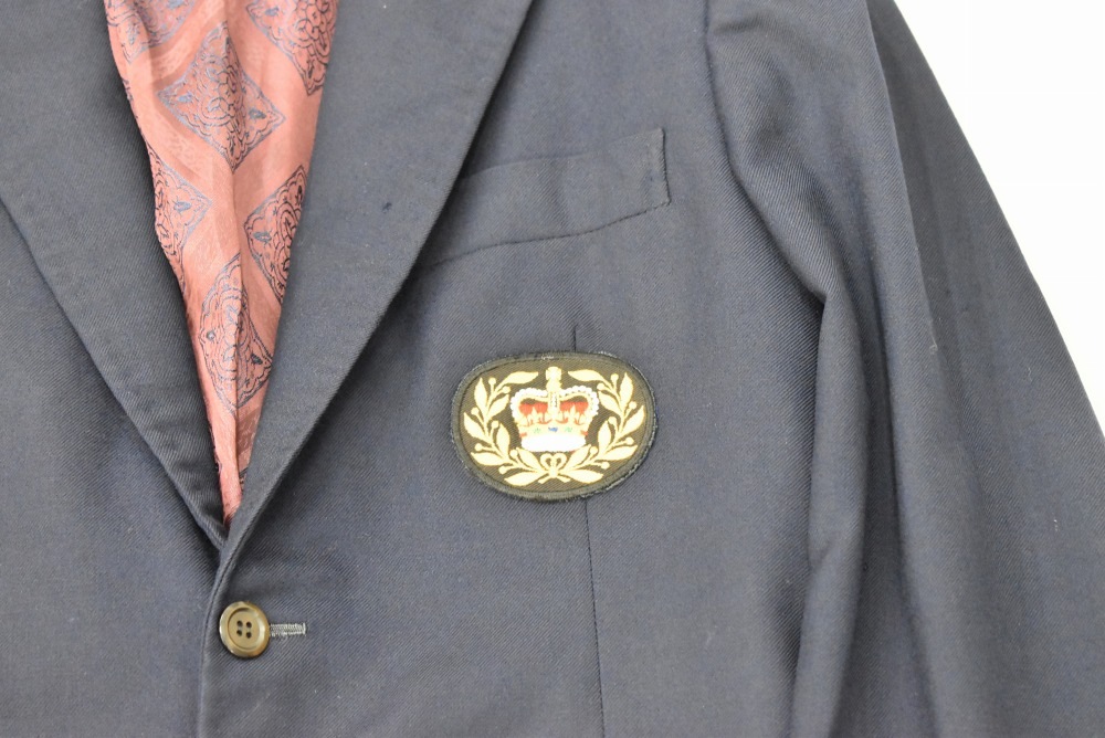 109240  [TA]ヴィンテージ 「Michaels」スクールジャケット MADE IN ENGLAND ネイビー