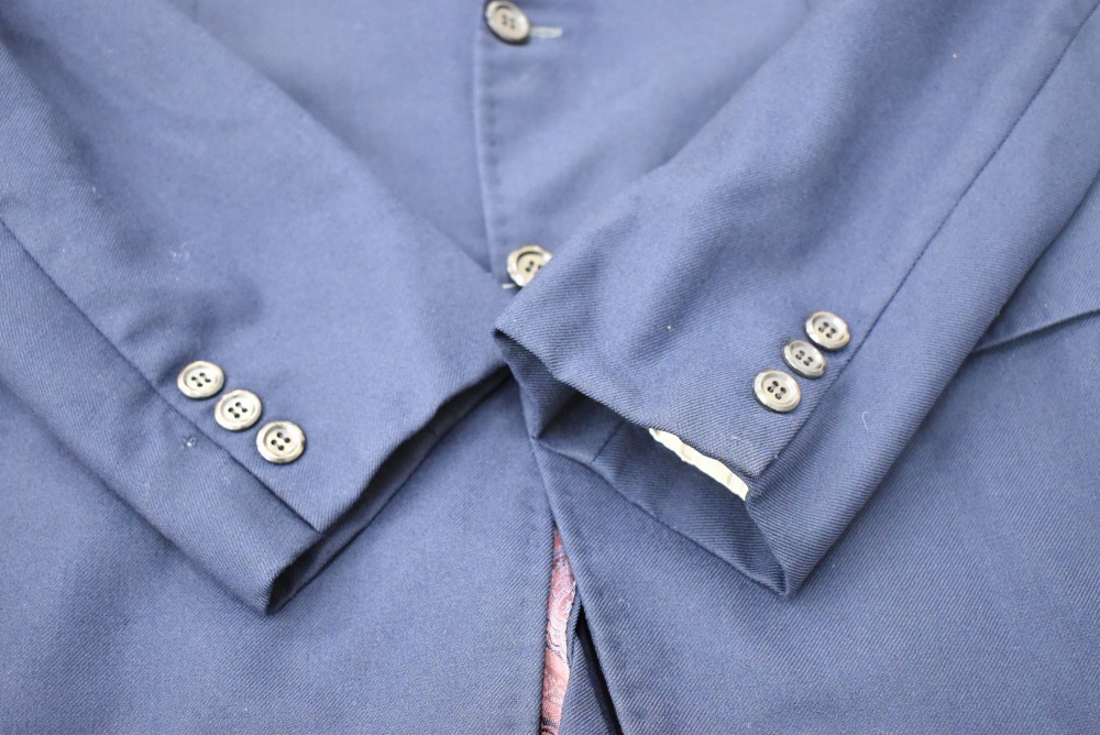 109240  [TA]ヴィンテージ 「Michaels」スクールジャケット MADE IN ENGLAND ネイビー