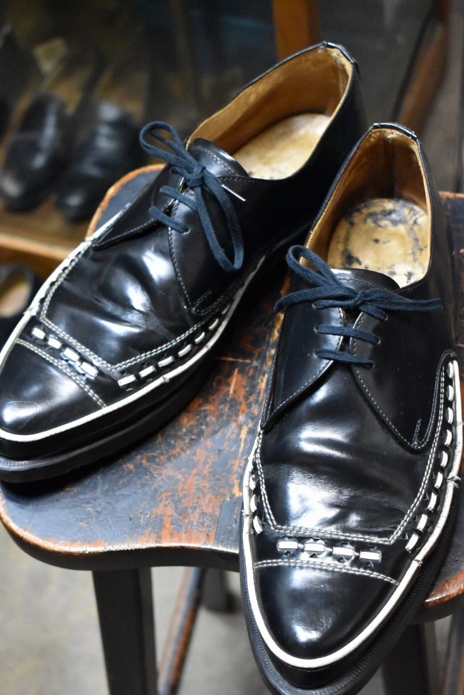 109578 ヴィンテージ シューズ「 ジョージコックス」GEROGE COX ラバーソール MADE IN ENGLAND