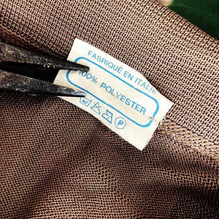 105911 ヨーロッパ　ニットポロ　シャツ　MADE IN ITALIE