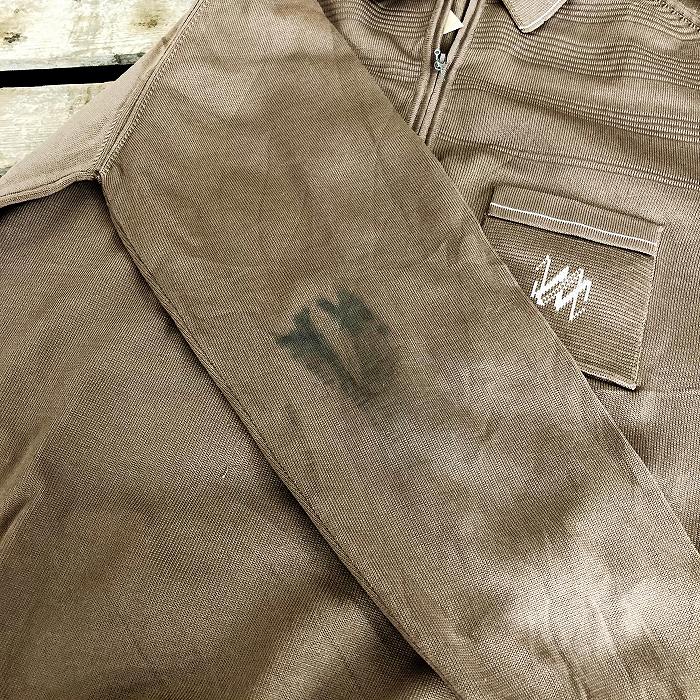 105911 ヨーロッパ　ニットポロ　シャツ　MADE IN ITALIE