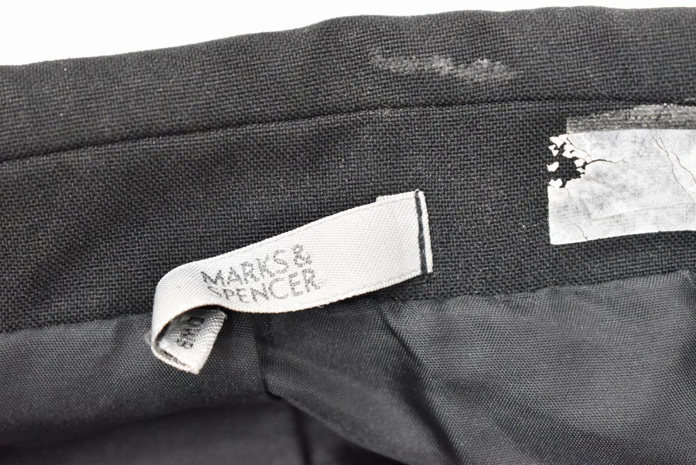 109243  [TA]ヴィンテージ 「MARKS & SPENCER」スクールジャケット MADE IN ENGLAND 黒