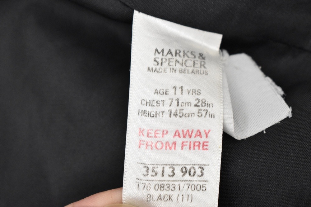 109243  [TA]ヴィンテージ 「MARKS & SPENCER」スクールジャケット MADE IN ENGLAND 黒