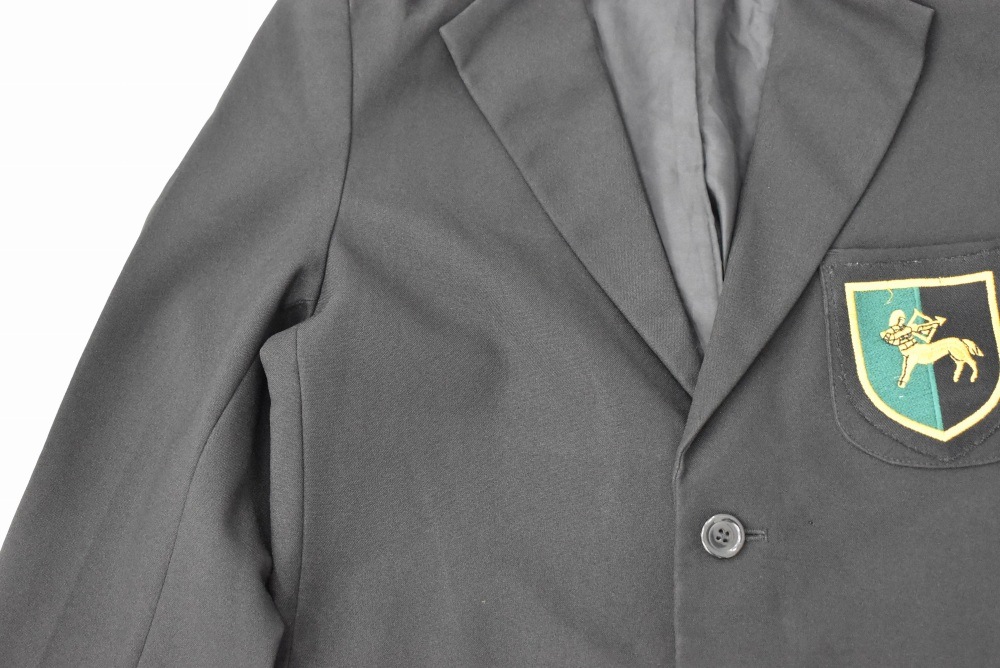 109243  [TA]ヴィンテージ 「MARKS & SPENCER」スクールジャケット MADE IN ENGLAND 黒
